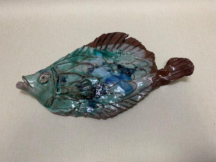 Plaque - Keramische visversiering muurplaat - Keramiek, Antiek en Kunst, Curiosa en Brocante