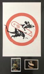 Banksy (1974) - Banksy Bundle - Cut & Run Rat poster + 2
