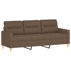 Bruine 3-zitsbank 180cm stof | OP = OP | Retour Deal, Huis en Inrichting, Zetels | Zetels, Verzenden, Minder dan 75 cm, 150 tot 200 cm