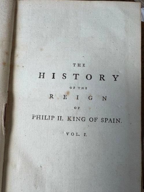Robert Watson, LLD - The History of the Reign of Philip II,, Antiek en Kunst, Antiek | Boeken en Manuscripten