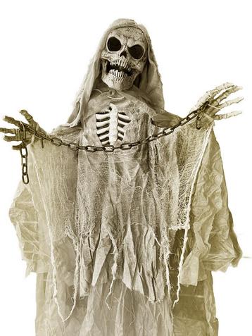 Halloween Decoratie Skelet Met Kettingen Licht Geluid En beschikbaar voor biedingen