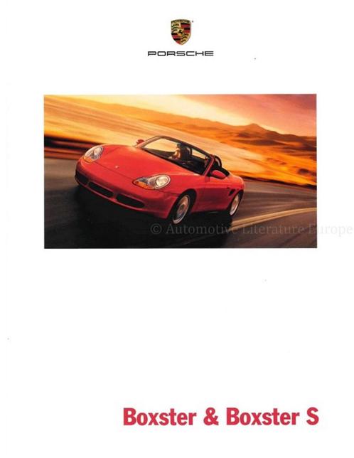 2001 PORSCHE BOXSTER & BOXSTER S BROCHURE ENGELS (USA), Boeken, Auto's | Folders en Tijdschriften, Ophalen of Verzenden