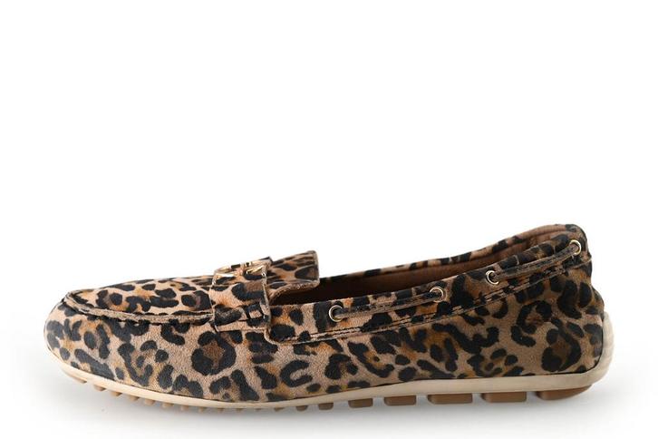Tamaris Instappers in maat 38 Panter | 5% korting, Kleding | Dames, Schoenen, Overige kleuren, Zo goed als nieuw, Instappers, Verzenden
