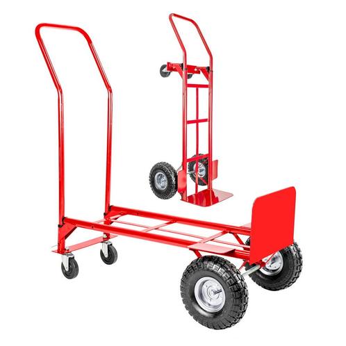 Steekwagen - transportwagen - opvouwbaar - tot 250 kg - rood, Doe-het-zelf en Bouw, Transportwagens, Nieuw, Ophalen of Verzenden
