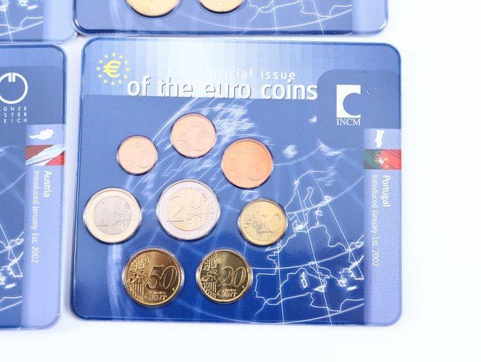 Europa. Series 1 Cent - 2 Euro 2002 (12 series) (Zonder, Timbres & Monnaies, Monnaies | Europe | Monnaies euro
