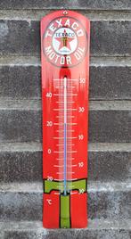 Emaille thermometer Texaco motor oil, Verzamelen, Merken en Reclamevoorwerpen, Nieuw, Verzenden