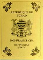 Tsjaad. 3000 Francs CFA Grimms Märchen 1/500 oz .999 (Zonder