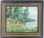 Dieter Wulff (1929-2010) - Baumgruppe am See, Antiek en Kunst