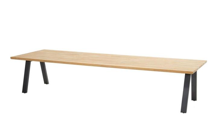 Taste by 4 Seasons Ambassador low tuintafel met teak blad, Tuin en Terras, Tuinsets en Loungesets