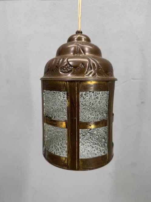 Elegante Antieke Hanglamp Lantaarn uit de Art Deco en, Antiek en Kunst, Curiosa en Brocante