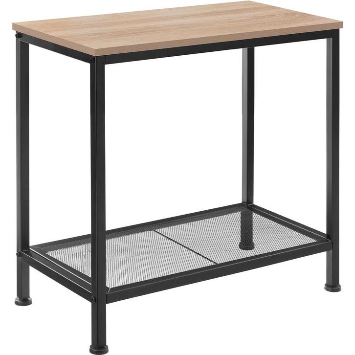 tectake Bijzettafel Filton 60x30,5x60,5cm - Industrieel lich, Huis en Inrichting, Tafels | Bijzettafels, Verzenden