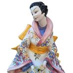 Domenico Poloniato - sculptuur, Geisha - 62 cm - Keramiek, Antiek en Kunst
