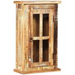 vidaXL Wandkast 44x21x72 cm massief gerecycled hout, Huis en Inrichting, Verzenden, Nieuw