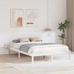 vidaXL Bedframe met nachttafels Wit 160 x 200 cm Wit, Huis en Inrichting, Slaapkamer | Bedden, Verzenden, Nieuw