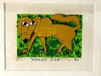 James Rizzi (1950-2011) - Hound Dog, 3D Serigraph