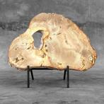 Prachtige sliert versteend hout op een op maat gemaakte