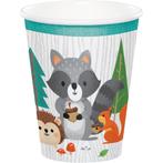 Bosdieren Bekers 256ml 8st, Verzenden, Nieuw