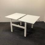Tweedehands vepa Duo slinger bureau (2 x 110x80 cm ) wit -, In hoogte verstelbaar, Gebruikt, Bureau