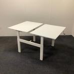 Tweedehands vepa Duo slinger bureau (2 x 110x80 cm ) wit -, Huis en Inrichting, In hoogte verstelbaar, Gebruikt, Bureau