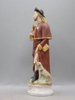 Figure - Saint Roche - Biscuit de porcelaine