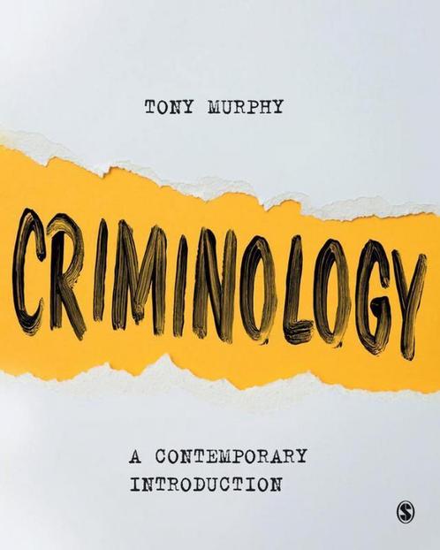 Criminology 9781526411419 Tony Murphy, Boeken, Overige Boeken, Gelezen, Verzenden