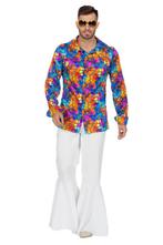 Disco Shirt Jaren 70 Gekleurd, Kleding | Heren, Verzenden, Nieuw