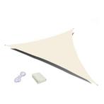 Schaduwdoek Beige Waterdicht - 4x4 - Retour Deal - Ideaal..., Tuin en Terras, Schaduwdoeken, Verzenden, Nieuw