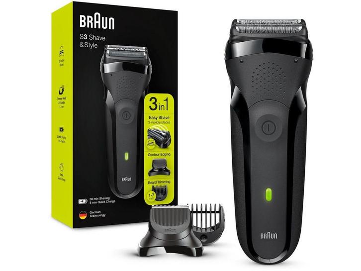 Braun Series 3 Shave&Style 300BT - Elektrisch scheerapparaat, Electroménager, Équipement de Soins personnels, Envoi