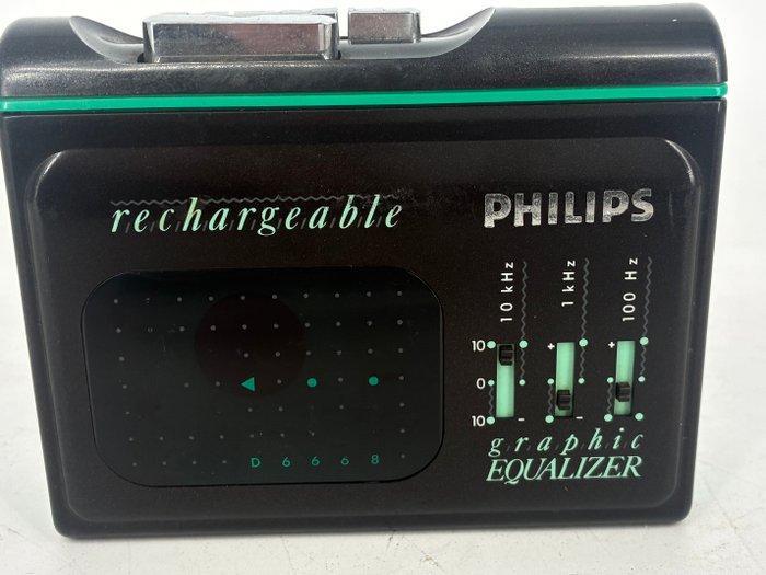 Philips - D6668/00 - W/ Equalizer - Rechargeable - Walkman, TV, Hi-fi & Vidéo, Radios