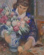 Duteurtre Pierre Eugène (1911-1989) - Femme au bouquet