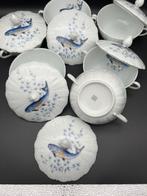 Giraud Limoges - Service à poisson (6) - Porcelaine -, Antiek en Kunst