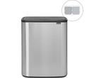 Brabantia Bo Touch Bin - Prullenbak - 2 x 30 liter -, Verzenden, Zo goed als nieuw