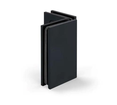 Glasklem Porto select 90° glas/glas - Zwart mat, Doe-het-zelf en Bouw, Glas en Ramen, Nieuw, Verzenden