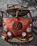 2dekans | PaintingsCart - De oude rode bus - 30x40 cm, Ophalen of Verzenden