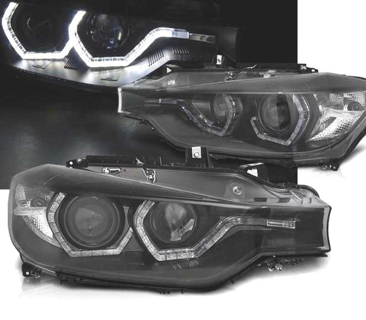 Phares Pour Bmw F30 F31 11-15 Xenon Afs Angel Eyes Led Drl N, Auto-onderdelen, Verlichting, Verzenden