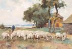 Adrianus Johannes Groenewegen (1874-1963) - Herder met