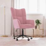 vidaXL Chaise de relaxation Rose Velours, Verzenden, Neuf