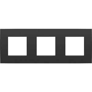 Niko - afdekplaat stopcontact (71mm) 3-voudig horizontaal,, Doe-het-zelf en Bouw, Elektriciteit en Kabels