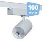 *TIP*  LED RAILVERLICHTING EOS WIT 100 SPOTS + 100M RAILS, Ophalen of Verzenden