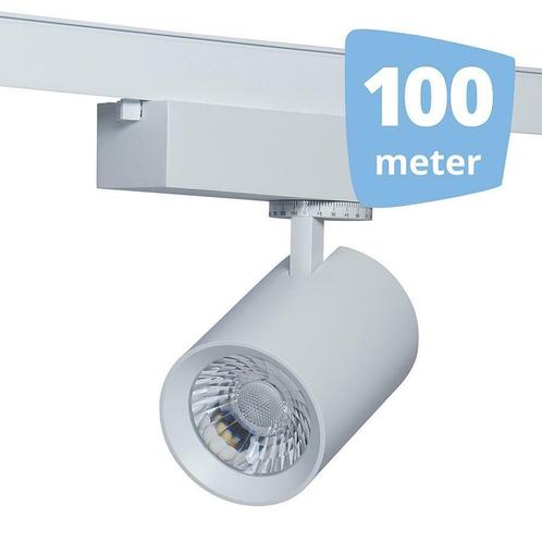 *TIP*  LED RAILVERLICHTING EOS WIT 100 SPOTS + 100M RAILS, Zakelijke goederen, Kantoor en Winkelinrichting | Winkel en Inventaris