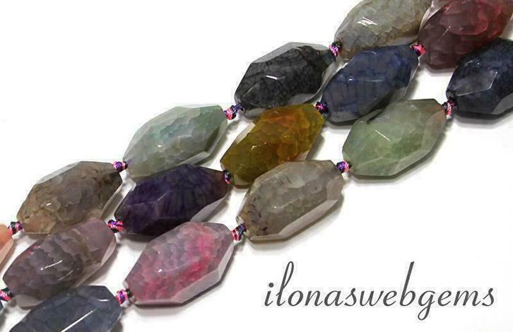 Agaat kralen /  edelsteen kralen / zelf sieraden maken, Hobby en Vrije tijd, Kralen en Sieraden maken, Kraal, Nieuw, Verzenden