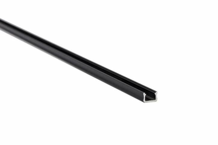 LED Profiel 2 meter - 8x12mm DESIGN X - ZWART, Doe-het-zelf en Bouw, Metalen, Verzenden