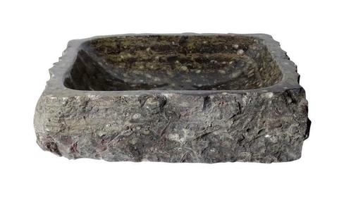 Sanifun Waskom Calinda marmer bruin bijzondere vorm, Maison & Meubles, Salle de bain | Linge de bain & Accessoires