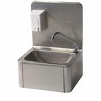 Lave-mains mural | Inox | Contrôle genoux | distributeur de