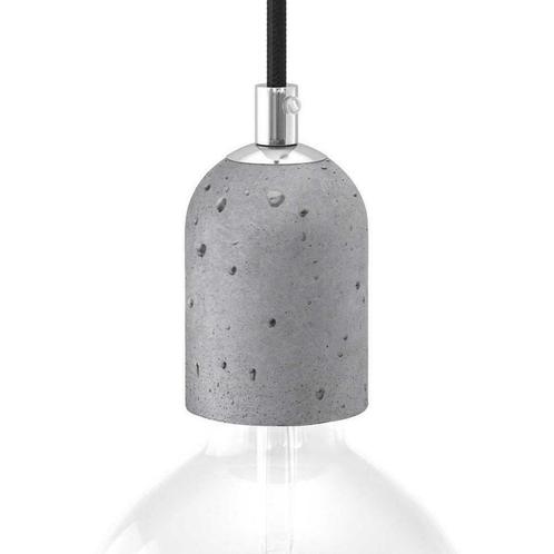 Lamphouder set Lichtgrijs Cement E27 fitting Netstroom, Huis en Inrichting, Lampen | Overige, Nieuw, Verzenden