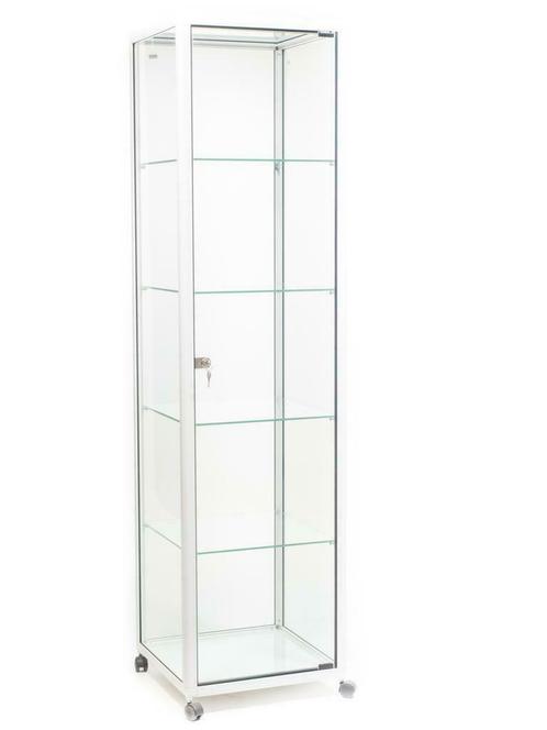 *TIP*  Dustproof Italiaanse glazen glossy vitrinekast wit s, Zakelijke goederen, Kantoor en Winkelinrichting | Winkel en Inventaris