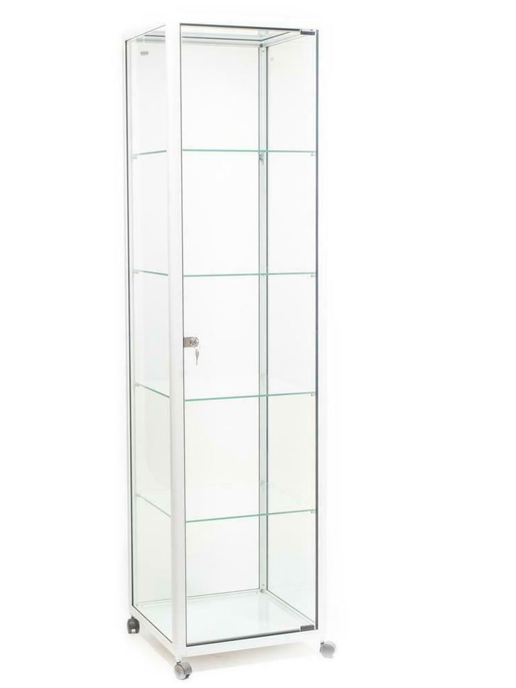 *TIP*  Dustproof Italiaanse glazen glossy vitrinekast wit s, Zakelijke goederen, Kantoor en Winkelinrichting | Winkel en Inventaris