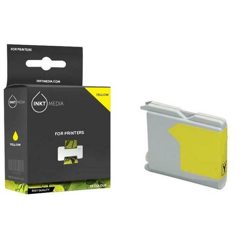 Brother LC-970Y  inktcartridge Geel ( inktmedia huismerk), Computers en Software, Printers, Verzenden