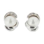 Made in Italy - 18 carats Or blanc, Perles d’eau douce -