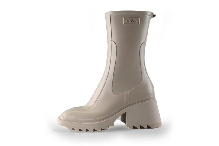 Chloe Enkellaarzen in maat 38 Beige | 5% korting, Kleding | Dames, Schoenen, Beige, Zo goed als nieuw, Lage of Enkellaarzen, Verzenden